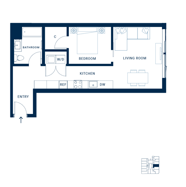 Urban H 708 floor plan